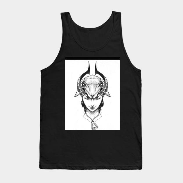 goat women Tank Top by JESH